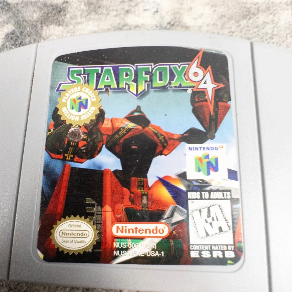 Star Fox 64 Nintendo 64 N64 Authentic Rail Shooter Fox McCloud